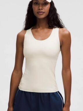 lululemon bone wundermost ultra-soft nulu scoop-neck tank top
